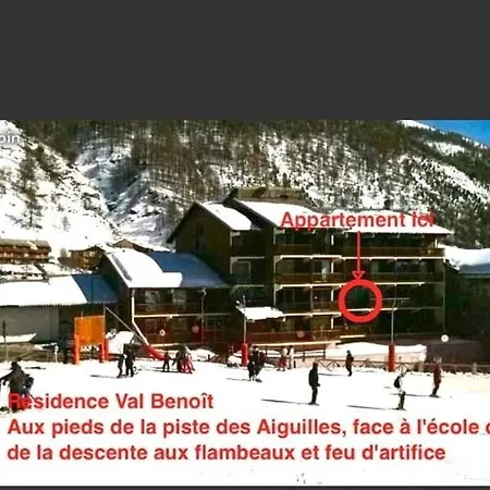Διαμέρισμα Immeuble Val Benoit Coeur Station 4 Couchages Face A La Piste De L'aiguille Allos